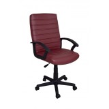 Scaun directorial GN72, piele ecologica, inaltime reglabila, 100 kg, bordo