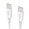 Cablu USB type C tata-tata 1m alb Orico BCU-10