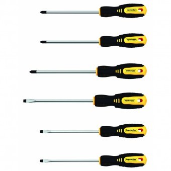 Set 6 surubelnite Topmaster 224501, Crom Vanadiu, cap magnetic