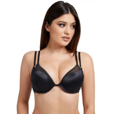 Sutien cu push-up si bretele duble Guess