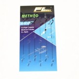 Carlige Legate FL Method Feeder Cu Spin 7mm Carlig Method Barbles Nr 12 6Buc/Set