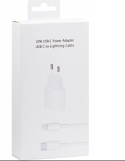 Incarcator compatibil cu iPhone 14/13/12/11/Pro/Pro Max/iPad/AirPods, cablu de date Lightning, Fast charge 20W