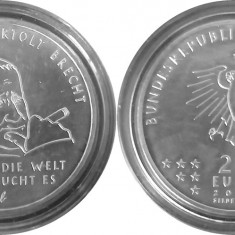 Germania moneda comem. Ag 925 - 20 euro 2023 - Dramaturgul Bertolt Brecht - BU