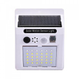 Lampa Solara BK666, 24 LED De Exterior Cu Telecomanda, Alarma Puternica, Senzor, Oem