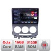 Navigatie Mazda 5 2005-2010 Edotec Kit-MZ22 8 core QLED 2K 16+512 360 Android Waze USB Navigatie Internet Youtube Radio CarStore Technology