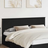 vidaXL Tăblie cap cu headboard Stejar Negru 180 cm Lemn compozit 888386