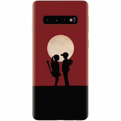 Husa silicon pentru Samsung Galaxy S10 Plus, Boy Girl Love Story foto