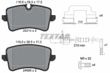 TEXTAR 2521413 Q+ set placute frana,frana disc