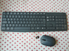 Kit tastatura + mouse Logitech MK235 Combo Wireless. foto