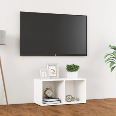 Comoda TV, alb, 72x35x36,5 cm, PAL foto