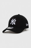 New Era șapcă de baseball din bumbac culoarea negru, cu imprimeu, NEW YORK YANKEES