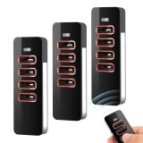 Telecomandă pentru poartă de garaj Sommer 4-canale 868MHz emițător manual compatibil Pearl 4018V000 - pachet de 3