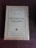 FILOSOFIA VALORII - PETRE ANDREI