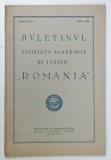 BULETINUL SOCIETATII ACADEMICE DE TURISM ROMANIA, ANUL IV, No. 7, 1930