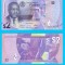 Belize (p#NOU) 2 Dollars 2025 UNC &#039;Cascade&#039; serie: FA0436xx; Puse &icirc;n circulație pe 4 August 2025