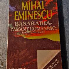 Mihai Eminescu Basarabia pamant romanesc samavolnic rapit