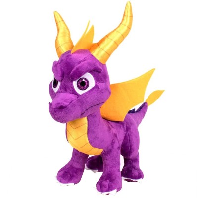 Jucarie din plus si material textil Spyro in picioare, 32 cm foto