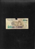 Brazilia 100 reais pe 100000 cruzeiros 1993 seria6828010455 bucata lipsa