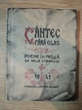 CANTEC FARA GLAS. POEME IN PROZA de NELA STROESCU
