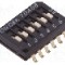 Intrerupator DIP, 2 pozitii, montare SMT, 6 sectiuni, C&amp;K - TDA06H0SB1