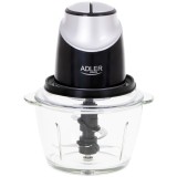Tocator electric Adler AD 4082, 550 W, 2 viteze, Bol sticla 1.2 l, Negru
