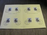 8 Timbre Obliterate Ștampile Speciale din 8 Orașe , Ediție Limitată Colecție Poștală - Carton Filatelic Belgia 1971