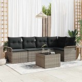 VidaXL Set de canapele pentru grădină 6 pcs 242.5 x 132.5 x 85 cm