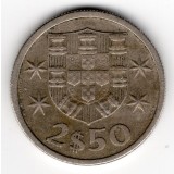 2.5 ESCUDOS 1964 PORTUGALIA F