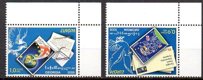 GEORGIA 2008, EUROPA CEPT, serie neuzata, MNH