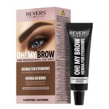 Vopsea de sprancene Henna Oh! My Brows, Revers, Maro Deschis, 2.0, 30ml