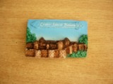 D1 - Magnet frigider - tematica turism - Cetatea Sucevei - Romania 3