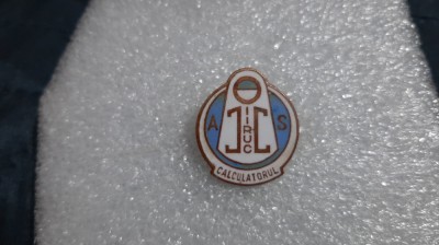 insigna ASA Calculatorul IRUC Bucuresti foto