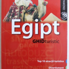 EGIPT - GHID TURISTIC de SYLVIE FRANQUET si ANTHONY SATTIN , COLECTIA &amp,quot, CALATOR PE MAPAMOND &amp,quot, , 2008 * PREZINTA URME DE UZURA