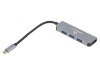 Adaptor USB 3.2 HDMI cu 3 Porturi USB A și Port USB C 0.09m, Gembird