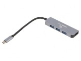 Adaptor USB 3.2 HDMI cu 3 Porturi USB A și Port USB C 0.09m, Gembird