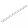 Cleme fixare f&acirc;șii de gard, 100 buc., PVC, transparent