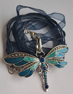 Pandantiv dragonfly Albastru foto