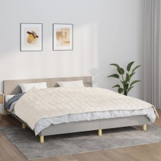 Gossi patura cu greutati, crem deschis, 155x220 cm, 7 kg, textil