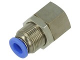 Racord Push-In Simplu PNEUMAT 151.014-6, Presiune 0,95-15 bar BLUELINE