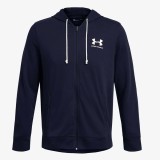 UNDER ARMOUR &ndash; Hanorac bărbați UA Rival Terry LC Full Zip Bleumarin, L, M, S, XL, XXL, Bumbac