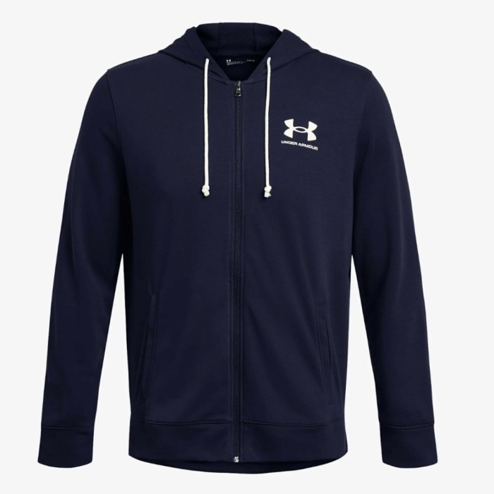 UNDER ARMOUR &ndash; Hanorac bărbați UA Rival Terry LC Full Zip Bleumarin