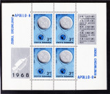TSV$ - 1968 LP 692 A APOLLO 8, IN BLOC DE 4 MNH/** LUX, Nestampilat