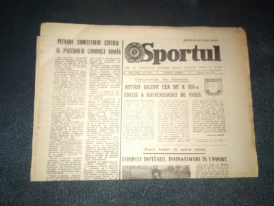 ZIARUL SPORTUL 1 IULIE 1983 foto