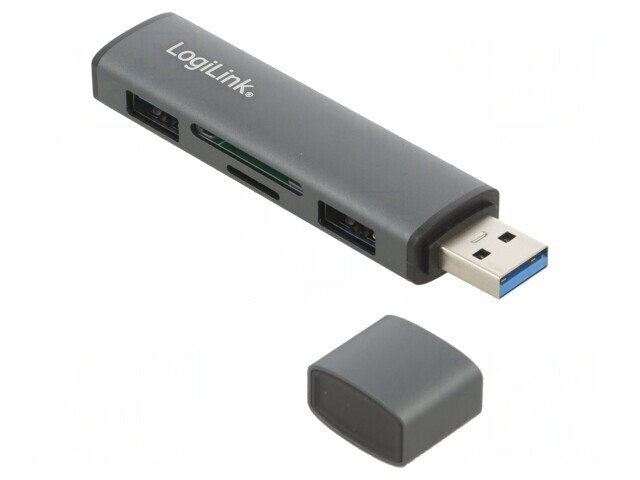 Hub USB 3.2 Aluminiu 5Gbps 2 Porturi USB-A