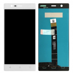 Ecran LCD Display Complet Cu Rama Nokia 3 Alb