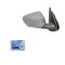 Oglinda exterioara Citroen C-Elysee, 11.2012-, Peugeot 301, 01.2013- , partea Dreapta, culoare sticla crom, sticla convexa, cu carcasa grunduita, aju
