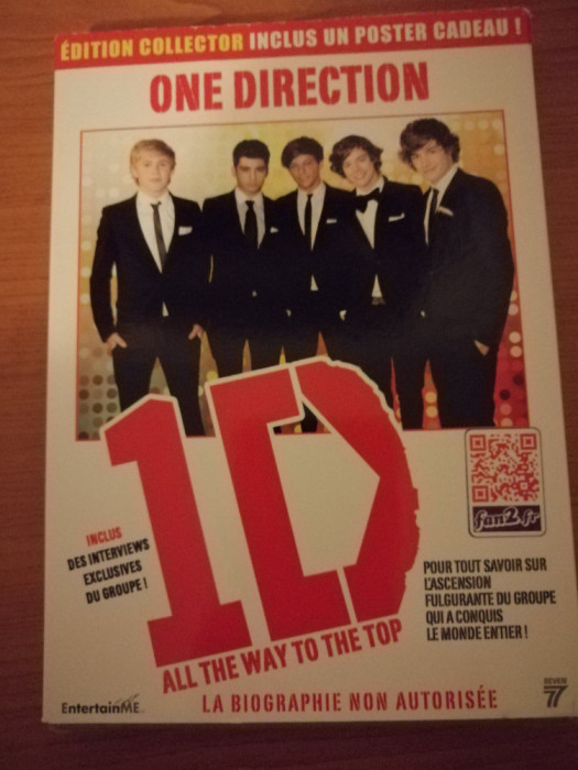 One Direction All the way to the top Dvd sigilat Franta