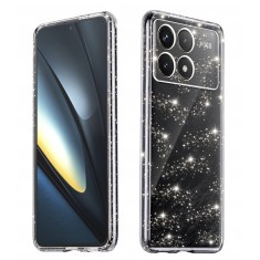 Husa sclipici Xiaomi Poco F6 Pro Techsuit SparkleSkin, transparenta