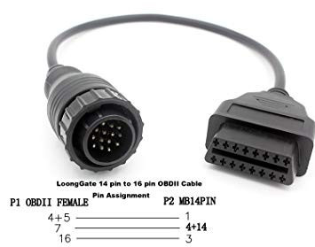 Cablu diagnoza adaptor 14 PIN foto