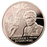 Polonia 10 zloti 2004 ,General Stanisław F. Sosabowski , PROOF Argint ,925, 14,14 g, Europa